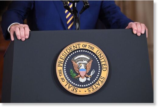 president podium