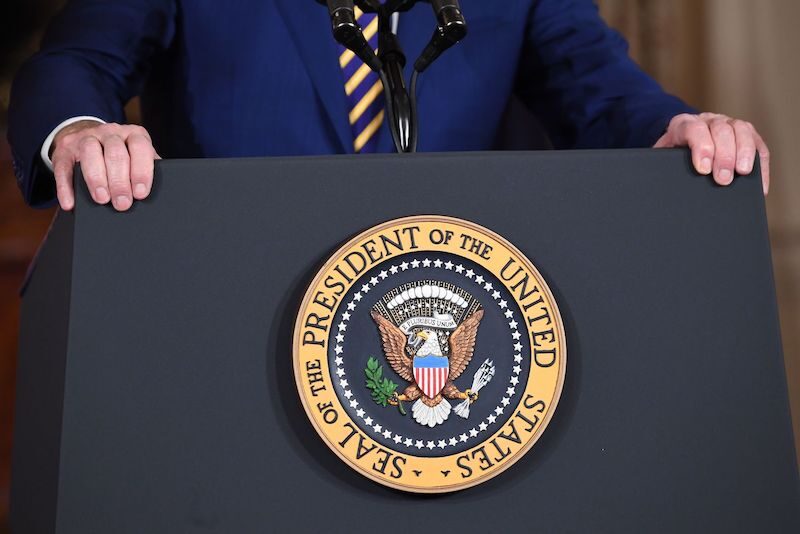 Click to enlarge president podium