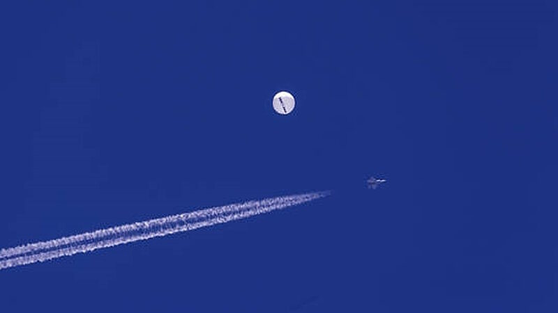 Click to enlarge us fighter jet chinese balloon