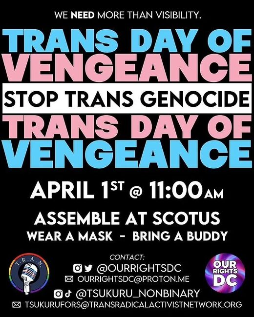 trans day of vengeance poster