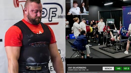 avi silverberg female bench press record holder