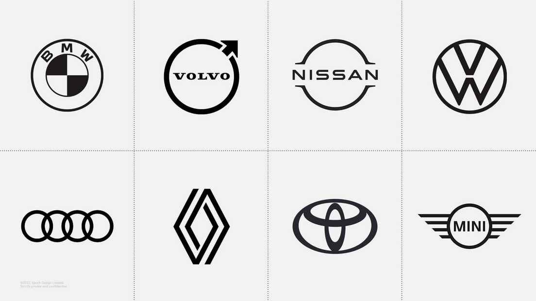 Click to enlarge The “blanding” of automotive brand identities