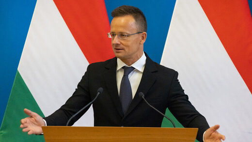 Hungarian Foreign Minister Peter Szijjarto