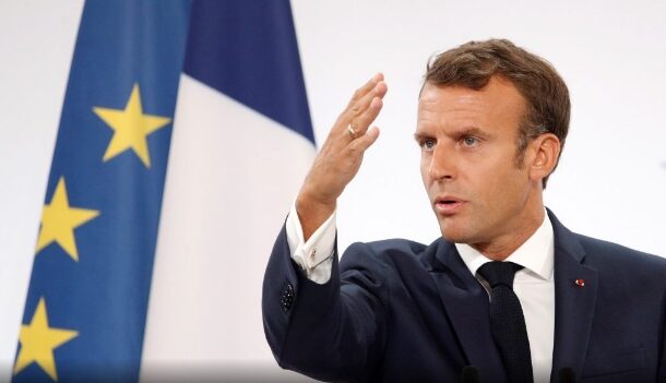 Click to enlarge El presidente francés, Emmanuel Macron, rechaza la propuesta de los sindicatos.