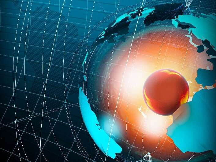 Earth's inner core and geomagnetic field.