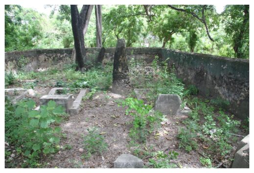 Click to enlarge The site of tombs along the Swahili Coast