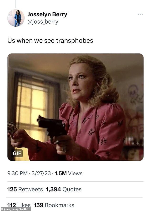 Click to enlarge katie hobbs arizone tweet kill transphobes