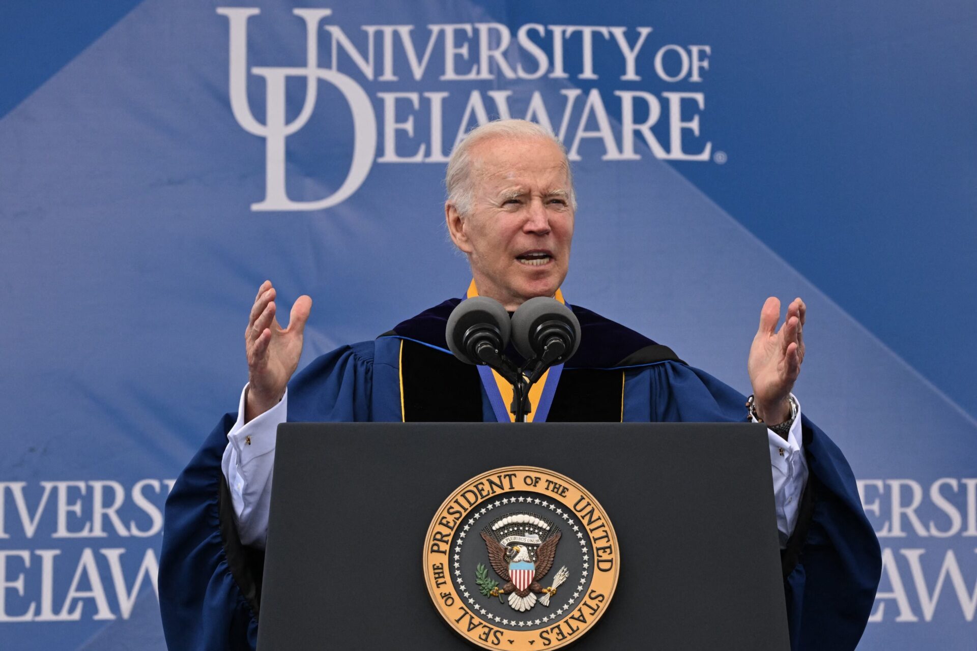 joe biden address delaware graduation
