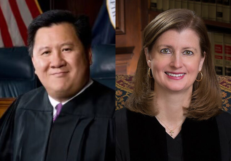 Federal judges James Ho and Elizabeth Branch