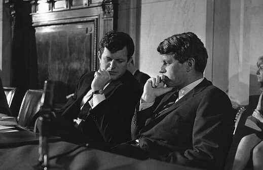 Click to enlarge Senators Edward and Robert Kennedy RFK