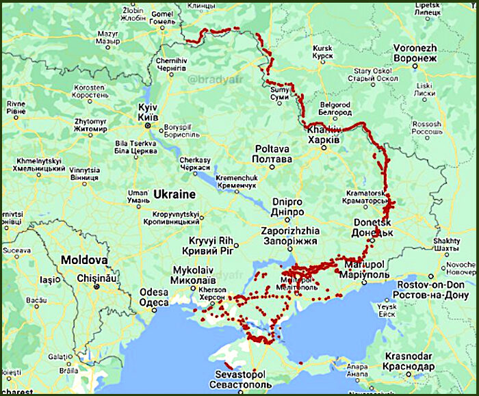Click to enlarge Map Ukraine