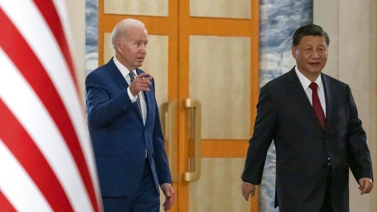 Click to enlarge Joe Biden and Xi Jinping