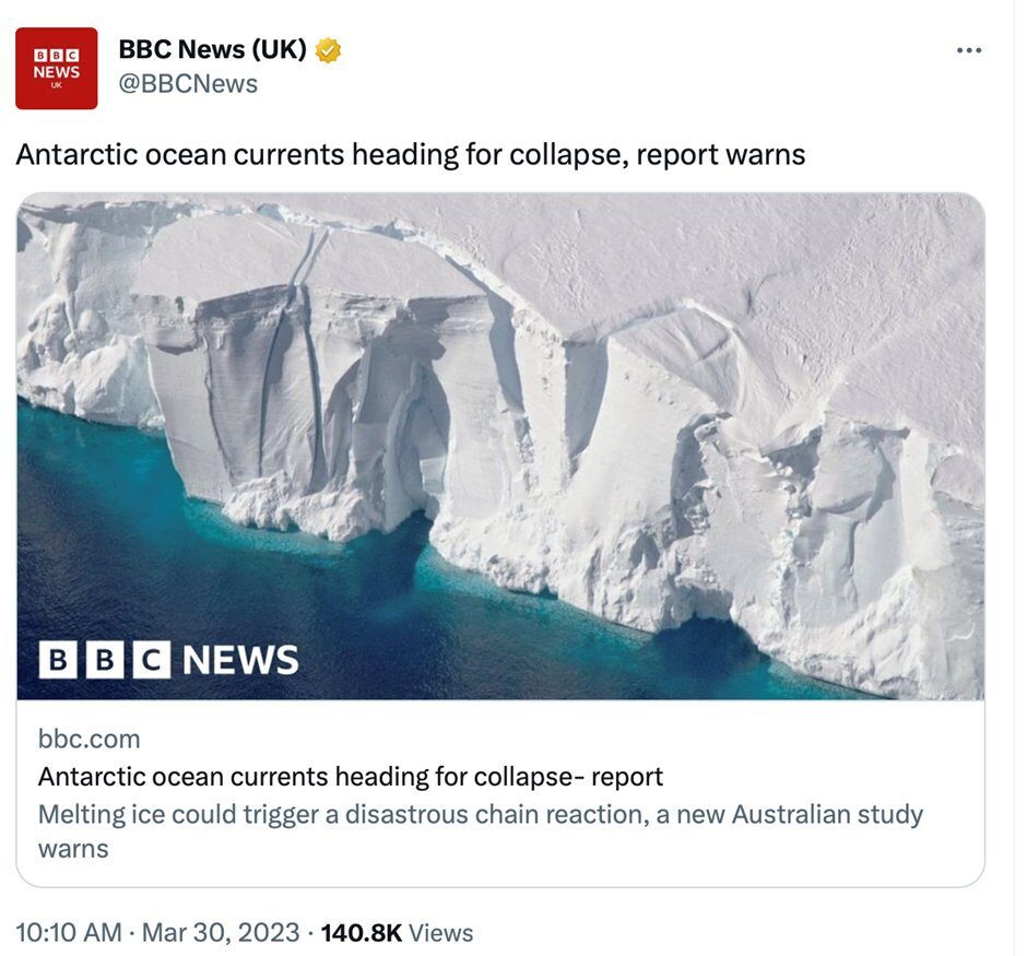 BBC Antarctica post
