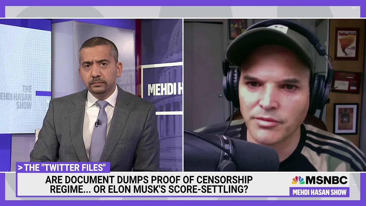 Click to enlarge Matt Taibbi Medhi Hasan