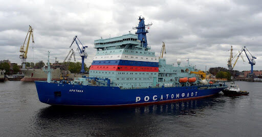 Click to enlarge russian icebreaker arktika