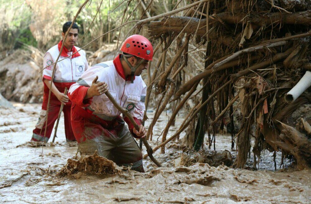 Flood rescues in Iran, April 2023.