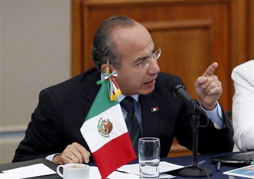 Felipe Calderón war drugs mexico cartels