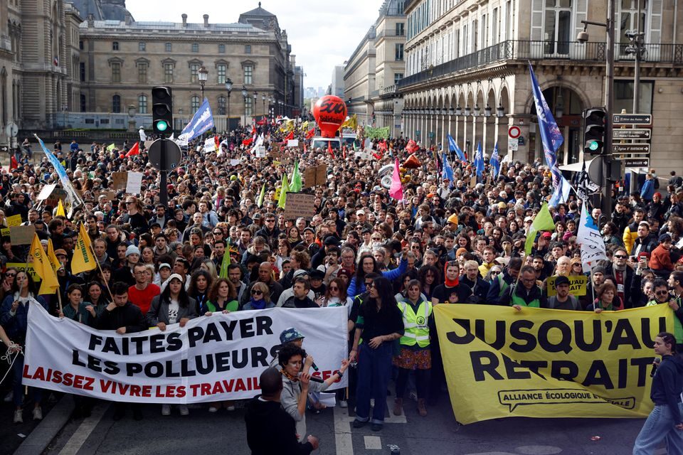 Click to enlarge France protest