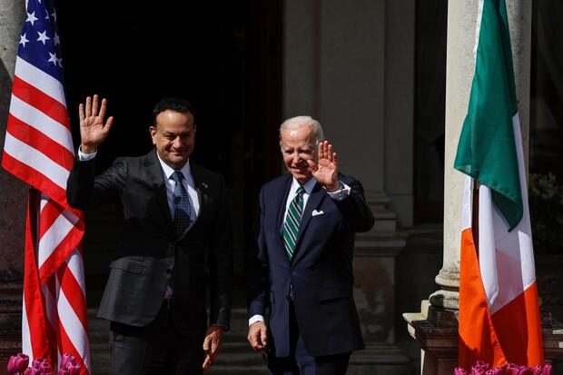 joe biden   Taoiseach Leo Varadkar ireland