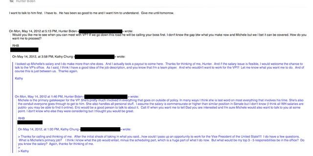 Click to enlarge Kathy Chung Hunter Biden email