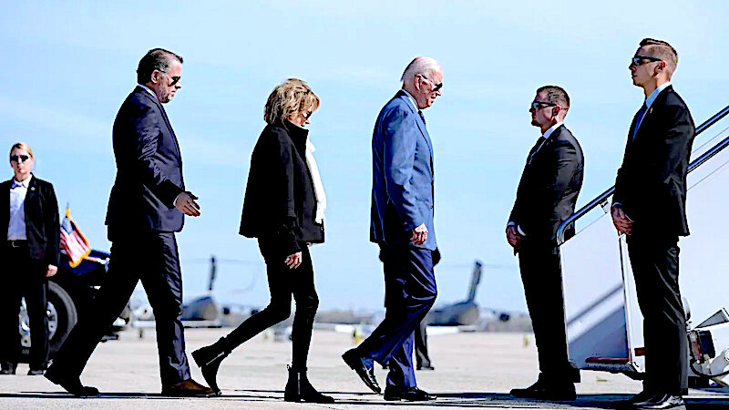 boarding plane