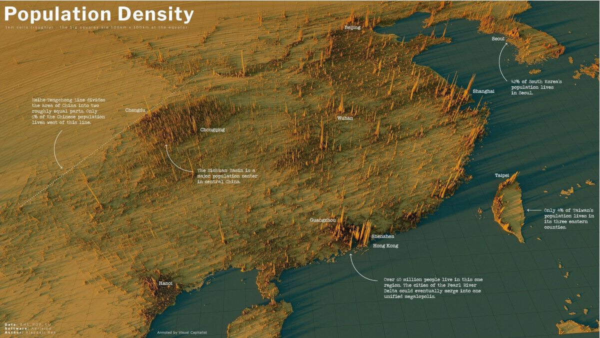 Click to enlarge China Population