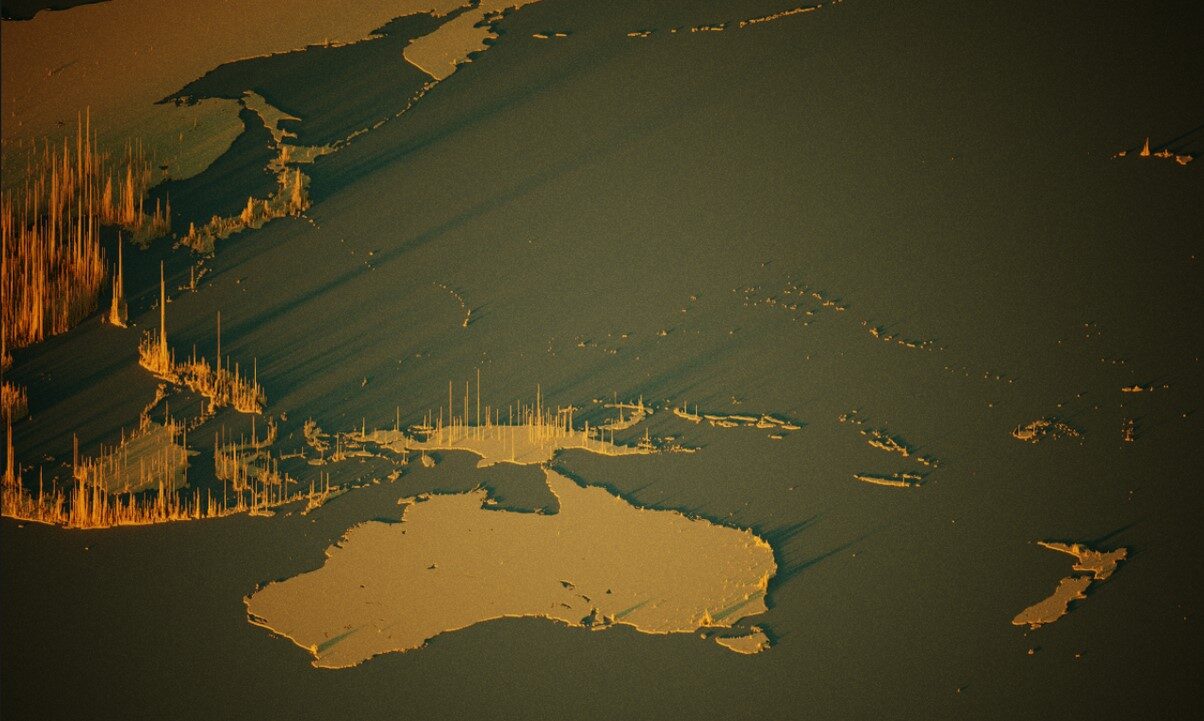 Click to enlarge Oceania Population