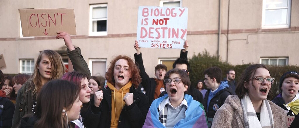 trans gender protest