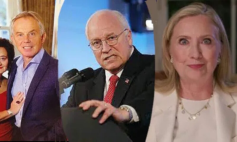 Click to enlarge tony blair dick cheney hillary clinton psychopaths