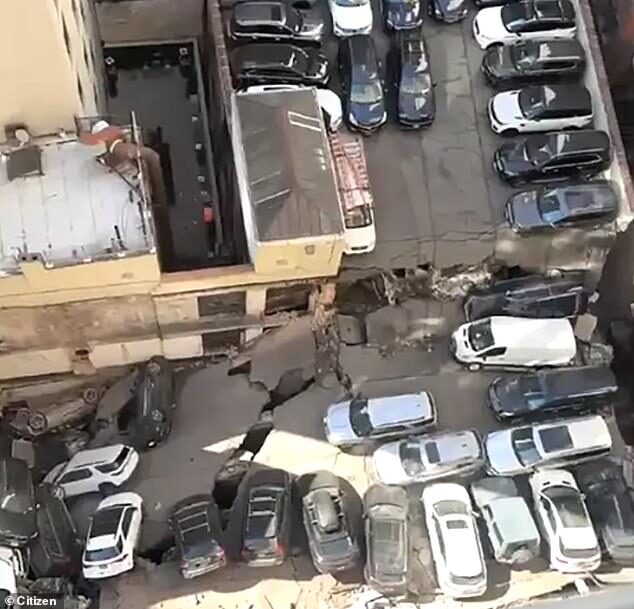 Click to enlarge collapse garage