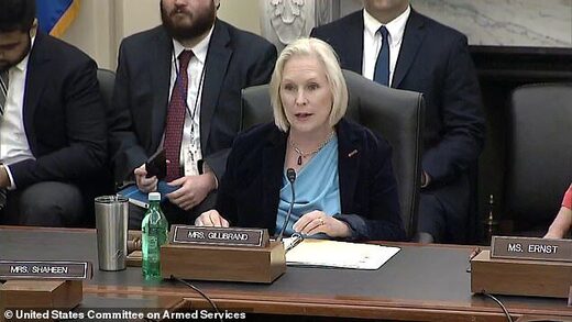 Senate Armed Services Committee Chair Kirsten Gillibrand