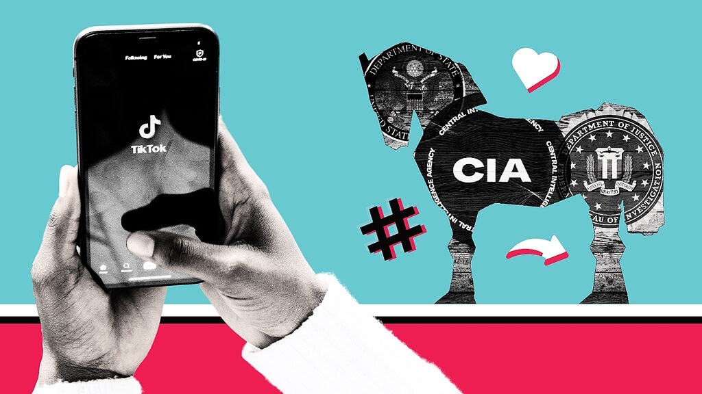tik tok cia trojan horse graphic