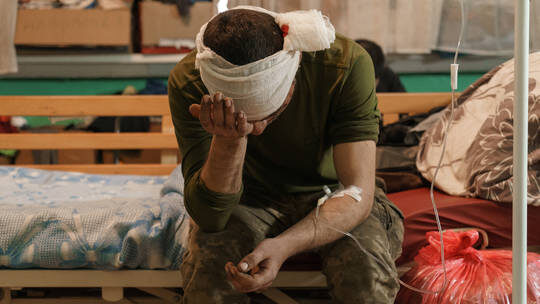 Ukrainian soldier
