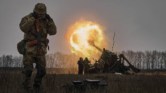Click to enlarge Ukrainian soldiers
