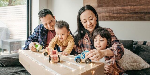 family unit nuclear toddlers parents