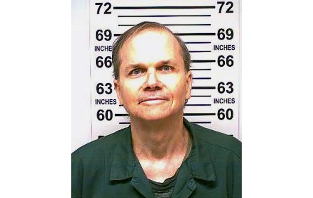 Click to enlarge Mark David Chapman pictured in 2018 in prison.