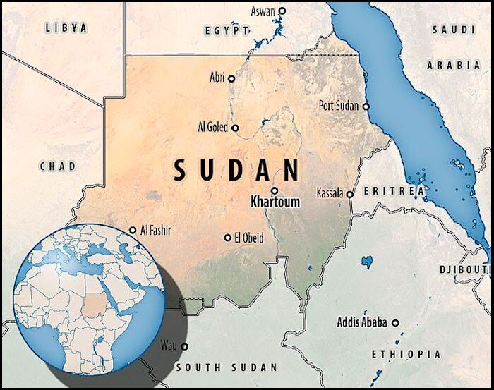 Click to enlarge map sudan