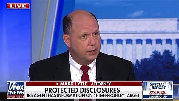 Click to enlarge irs whistleblower attorney Mark Lytle hunter biden