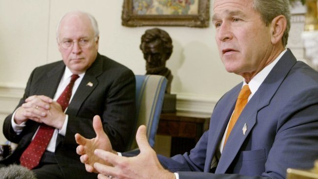Click to enlarge Dick and Bush