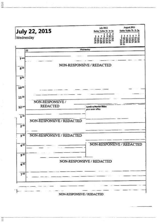 hunter biden ukraine gas burisam blinken social calendar