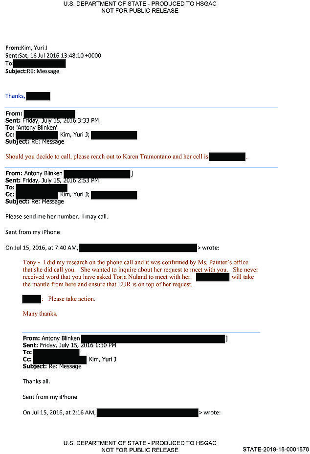 biden email blinken burisma ukraine corruption