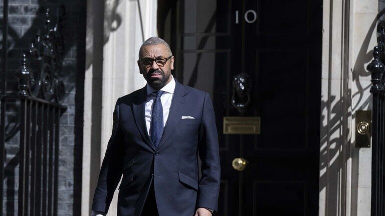 British Foreign Secretary James Cleverly