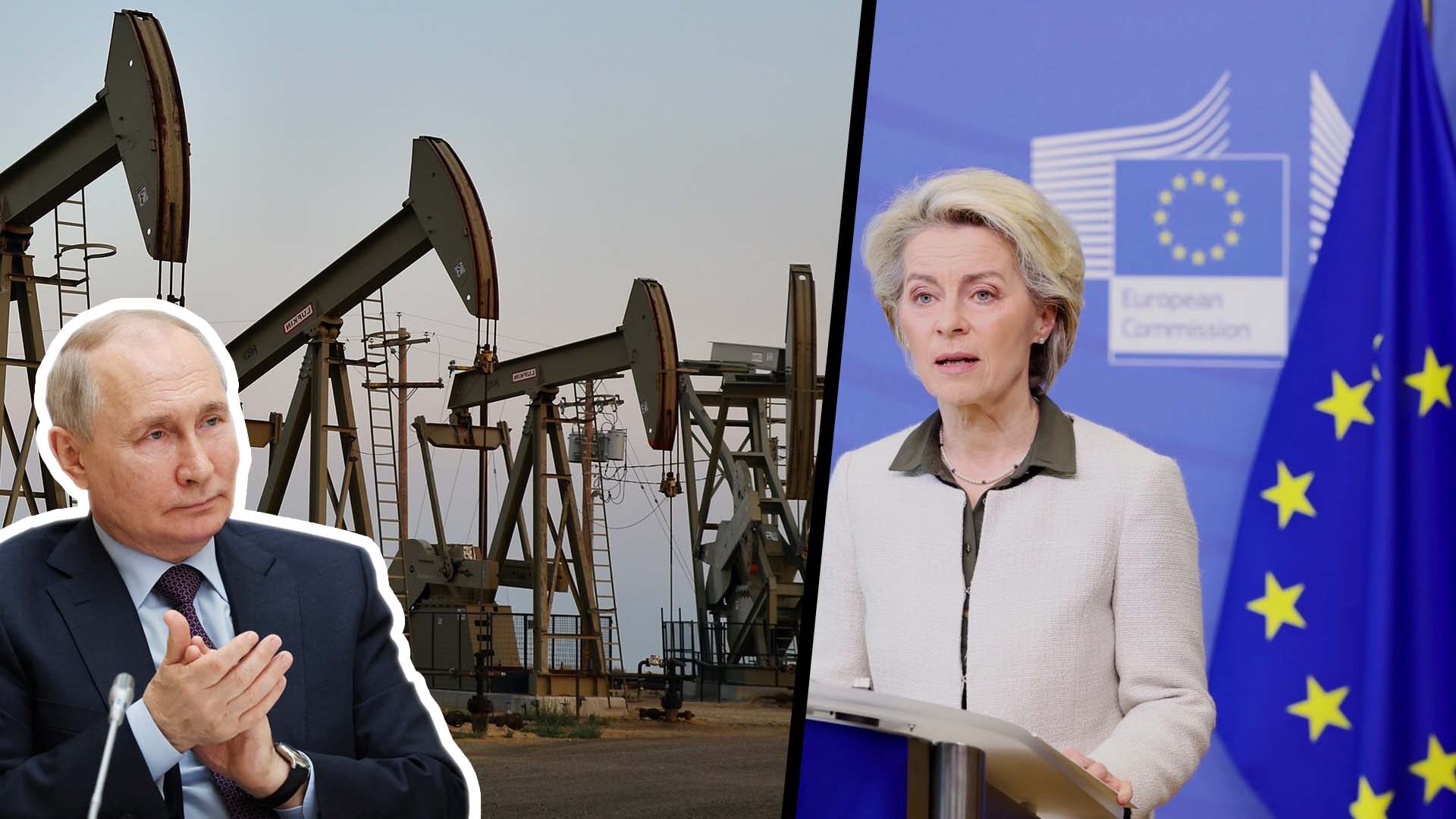 putin russian oil van der leyen  oil imports