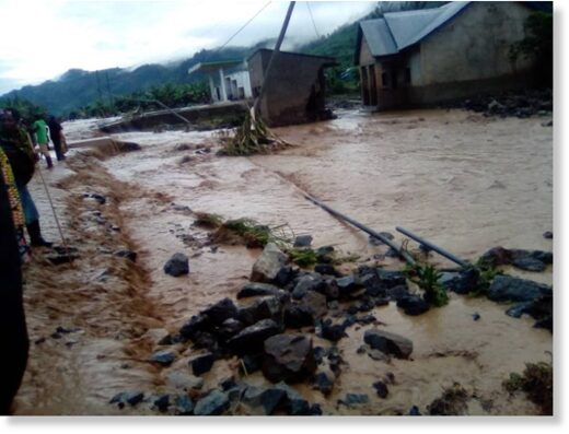 Floods in Western Province, Rwanda, May 2023.