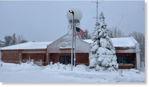 National Weather Service station in Marquette.