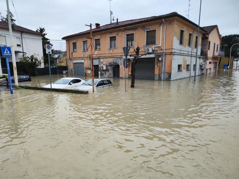 Floods in Emilia-Romagna Italy, 03 May 2023.