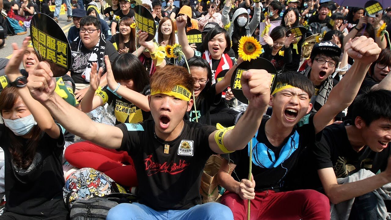 Click to enlarge sunflower revolution taiwan