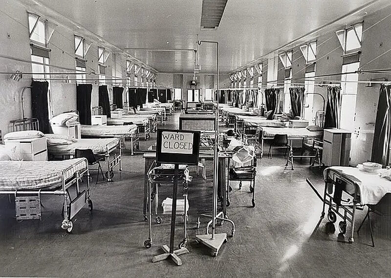 vintage hospital photograph