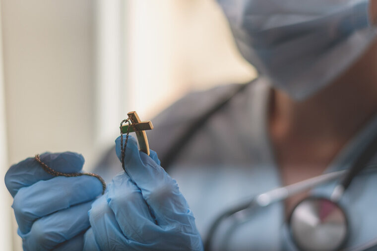 doctor nurse crucifix