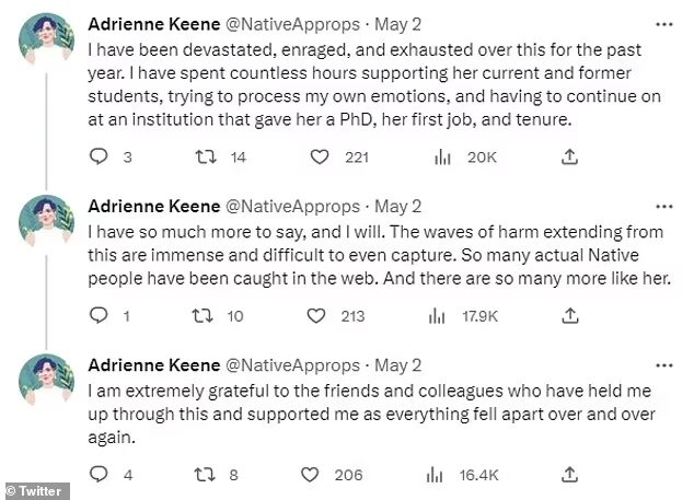Click to enlarge adirenne keene tweets
